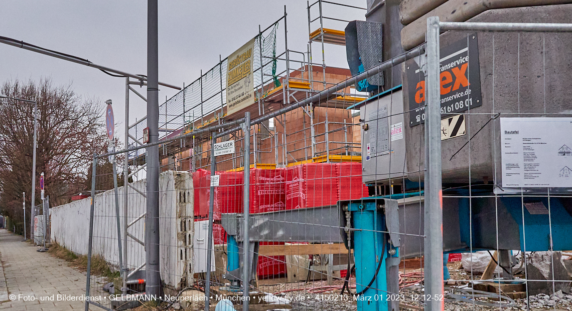 01.03.2023 - Baustelle an der Niederalmstraße 16